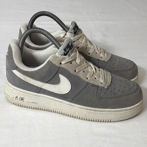 Women's Sz 6 Nike Air Force 1 Low Suede Pack Wolf Grey Shoes Sneakers 488298-065
